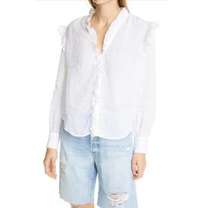 Frame Cotton Blouse (new with tags) xs